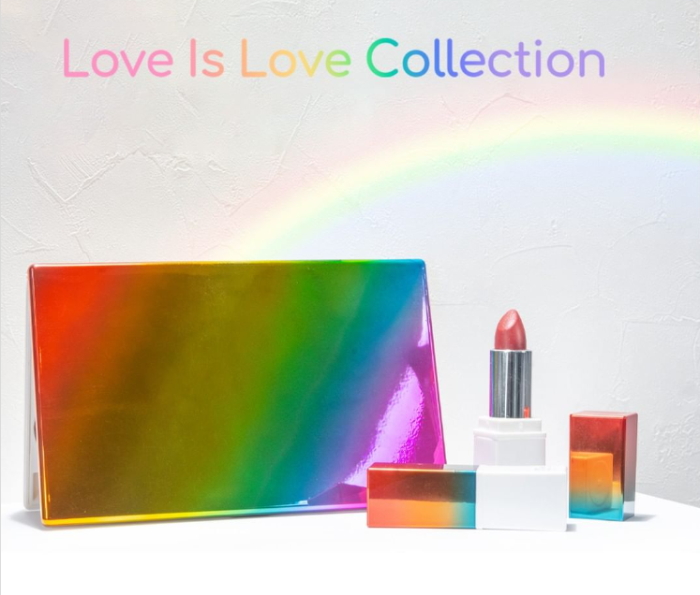 Libo release Love is Love Rainbow Lipstick and Compact for Pride Month